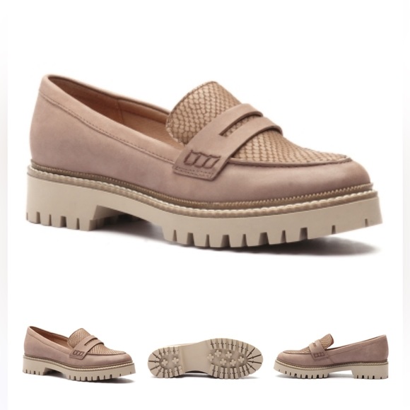 Chunky Tan Loafers - Picture 1 of 5
